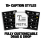 Premium Captions Pack
